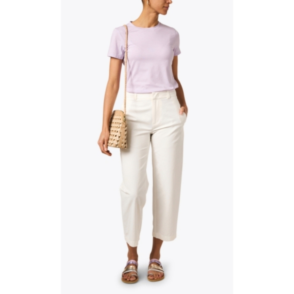 Vince Cotton Straight Leg Trouser Size 12
